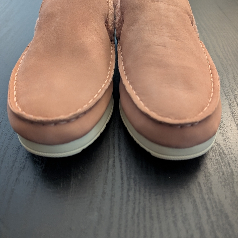 Sperry Women’s Moc-Sider Rose Leather Teddy Hybrid Boat Shoe M7 NIB - Picture 10 of 13